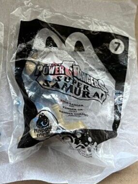 2/$30 McDonald's  Power Rangers Super Samurai #7 Gold Ranger Happy Meal Toy 2012